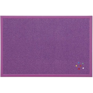 Bi-Office 20x24 см табела от корк с рамка, лилава P8120-0158 (P8120-0158)