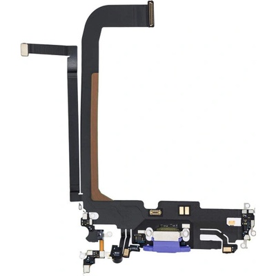 AppleKing nabíjací a audio flex konektor pre Apple iPhone 13 Pro Max - modrá