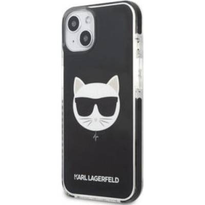 Púzdro Karl Lagerfeld iPhone 13 Mini Iconic Choupette Head čierne