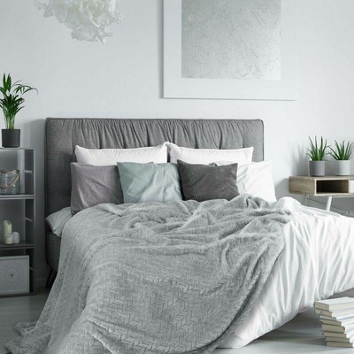 DEKA DESIGN91 CINDY 170X210 CM ŠEDÁ