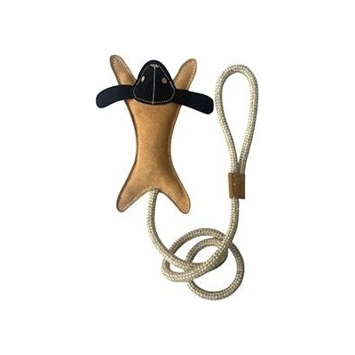 Animall králík s ručkou kůže přírodní 23 x 13 cm