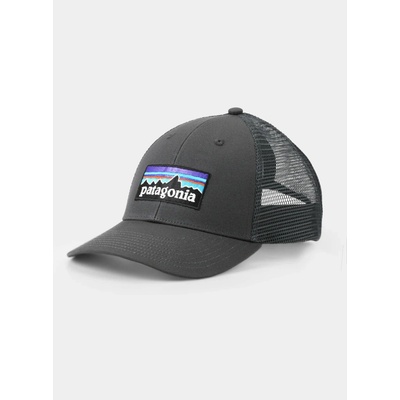 Patagonia P 6 LOGO LOPRO TRUCKER HAT Šedá