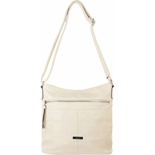 KIARA dámska crossbody koženková kabelka Svetlo Béžová