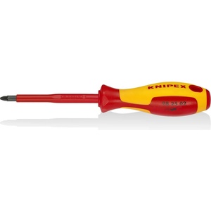 KNIPEX Отвертка PZ 2, VDE 1000V жълто-червена ръкохватка 212мм, - K982502 (K982502)