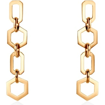 SAVICKI Обеци Savicki: позлатено сребро