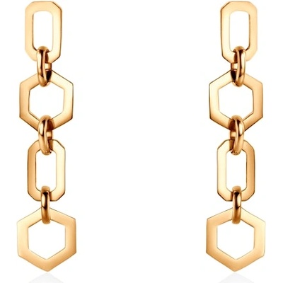 SAVICKI Обеци Savicki: позлатено сребро