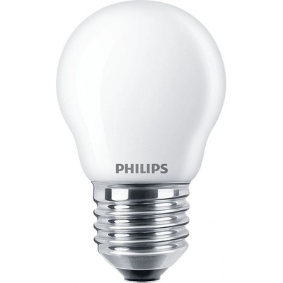 Philips 8718699763473 LED žárovka 1x4,3W E27 470lm 2700K teplá bílá, matná bílá, EyeComfort