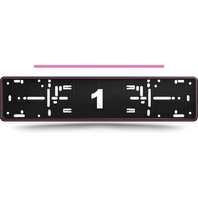 Držiak ŠPZ - ALTI GIRI MONO Pink (Ružová) - 2 kusy