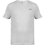Slazenger Мъжка тениска Slazenger V Neck T Shirt Mens - Grey Marl