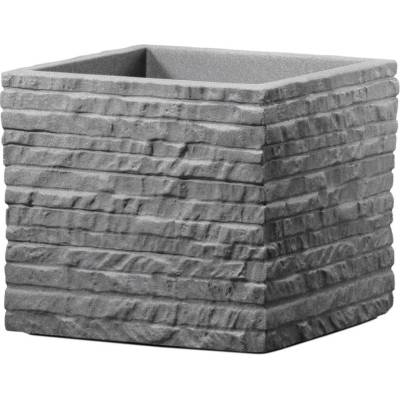 LIENBACHER LIENBACHER květináč TEGULA 27 x 27 cm šedý
