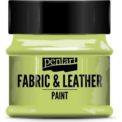 Pentart Barva na kůži a textil 50 ml limetková