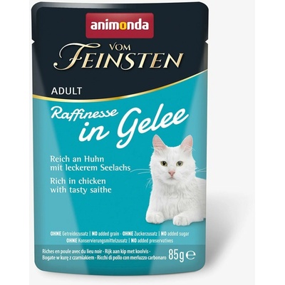 Animonda Vom Feinsten Raffinesse in Jelly kuře a treska 24 x 85 g