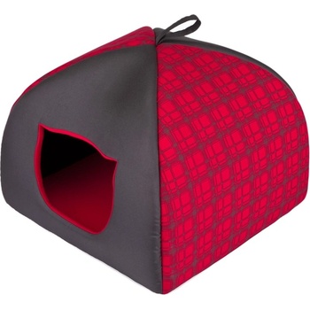 Iglu pre mačky Reedog Red Strips