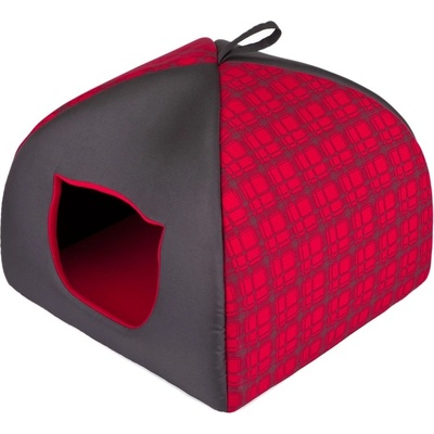 Iglu pre mačky Reedog Red Strips