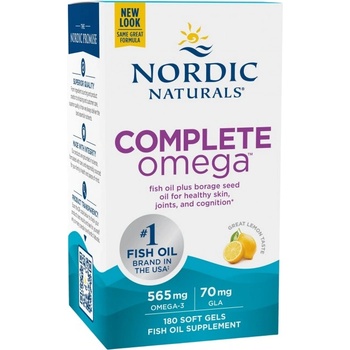 Nordic Naturals Complete Omega 565 mg [180 Гел капсули] Лимон