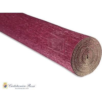 Italský krepový papír Cartotecnica Rossi 180g (50 x 250cm) metalická-růžová 810 – Zboží Mobilmania