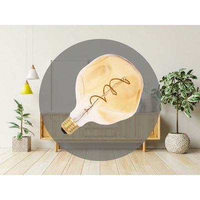 Nedes LED Žiarovka FILAMENT BUMPED VINTAGE G125 E27/4W/230V 2000K ND3784