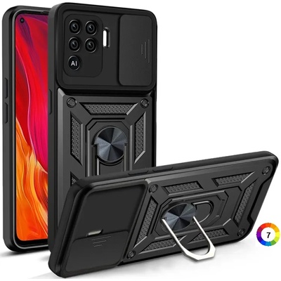 OPPO A94/Reno5/F19 Pro/Reno5 Lite Удароустойчив Ring Holder Калъф и Протектор