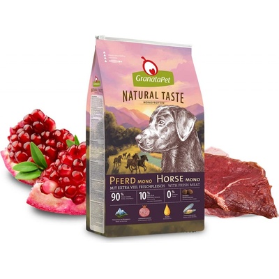 GranataPet Natural Taste kůň mono 4 kg