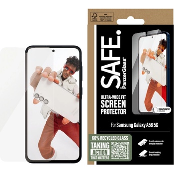 Panzer Стъклен протектор Safe за Samsung Galaxy A56 5G, UWF, Прозрачен