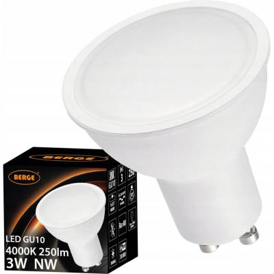 BRG LED žiarovka 3W Neutrálna biela GU10