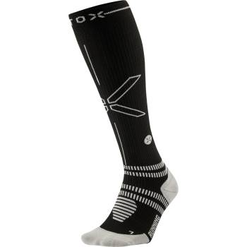 STOX Energy Socks Дамски чорапи за бягане STOX Energy Socks Women's Running Socks - Black / Light Grey - размер 34-36 (EU) (207-2122-0111)
