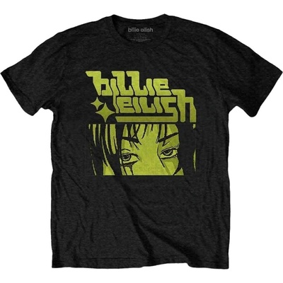 Billie Eilish Anime Logo Black L Риза (BILLIETS40MB03)