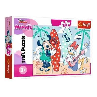 Trefl Trefl: Мини и Дейзи на плажа - пъзел от 30 части