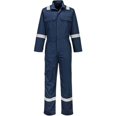 PortWest FR513 kombinéza odolná proti chemikáliím modrá 4XL – Zboží Dáma