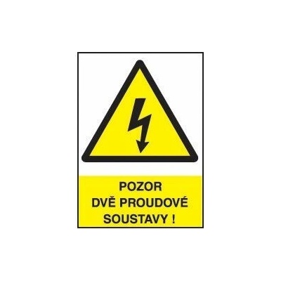 Pozor dvě proudové soustavy ! Fólie A4