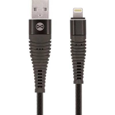 Forever GSM036394 Shark USB/Lightning, 2A, 1m, černý