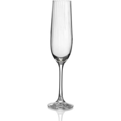 Crystalex sklenice na sekt Waterfall 6 x 190 ml