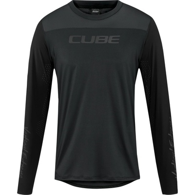 Cube VERTEX Round Neck PRO L/S black