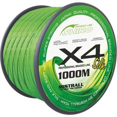 Mistrall Šňůra Shiro Braided Line X4 1000m 0,13mm