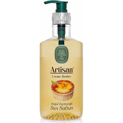 Eyüp Sabri Tuncer Artisan tekuté mýdlo s přírodním olivovým olejem Crem Brulee 600 ml