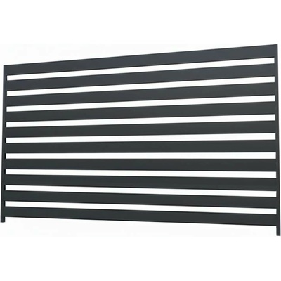 Sada pro výrobu hliníkového plotového pole 2 m x 1,2 m, lamely 80x16 mm, antracit RAL7016, se strukturou
