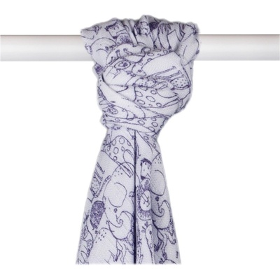 XKKO BMB Bambusová osuška Safari W/Lavender Aura 90x100