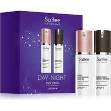 Saffee Advanced Saffee Advanced LIFTUP+ Daily Energising Serum denní energizující sérum 30 ml + Saffee Advanced LIFTUP+ Over-night Repair Serum noční obnovující sérum proti vráskám 30 ml