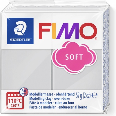 FIMO STAEDTLER soft šedá 57 g
