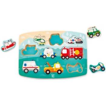 Image 1 of Hape - Дървен пъзел Спешна помощ