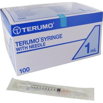 Terumo tuberkulinové stříkačky s jehlou 26G 1 ml 100 ks – Hledejceny.cz
