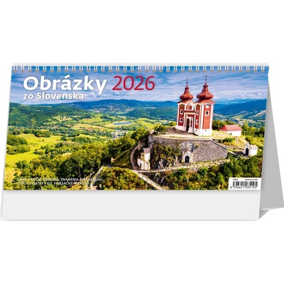 Helma Stolový stĺpcový 30,1x15 cm Obrázky zo Slovenska 2026