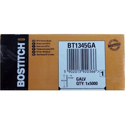 Bostitch hřebíčky BT13 - 45 mm pozink 5000 ks v bal. BT1345GA