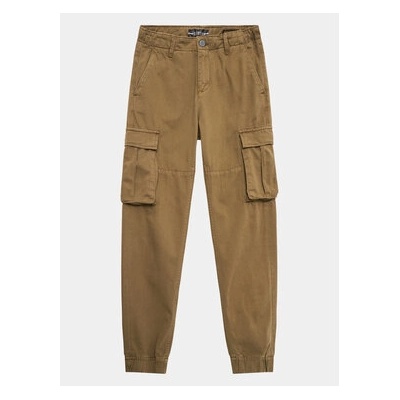 GUESS Текстилни панталони L3YB04 WE1L0 Зелен Relaxed Fit (L3YB04 WE1L0)