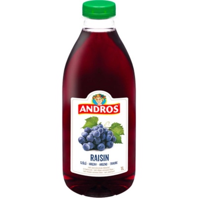 Andros 100% Hroznová šťáva 1 l