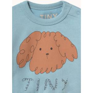 Tinycottons суичър за деца от памук CURLY DOG GRAPHIC BABY SWEATSHIRT (AW26.486)