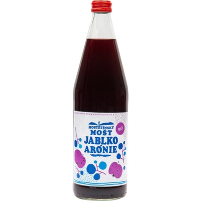 Moštárna Hostětín Mošt jablečný s aronií 750 ml