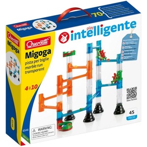 Quercetti Migoga Marble Run - писта за топчета - прозрачна - 45 бр (QUE_06546)
