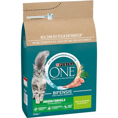 Purina One Bifensis Indoor morka 2,8 kg