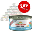 Almo Nature Losos s mrkvou 24 x 70 g